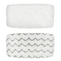 Bissell Microfiber Steam Mop Pad Kit for Symphony 1132N/1977N 2 pcs, White  1252 011120200232