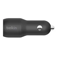 Belkin Dual Usb-A Car Charger 24W  to Lightning Cable Boost Charge Ccd001Bt1Mbk 745883790449