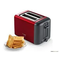 Bosch  Tat3P424 Designline Toaster Power 970 W Number of slots 2 Housing material Stainless steel Red 4242005188642
