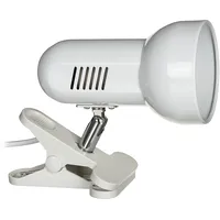 Activejet Clip-On desk lamp, white, metal, E27 thread  Aje-Clip Lamp White 5901443120810 Oswacjlan0101
