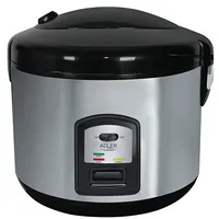 Adler Ad 6406 Rice cooker 1,5 L, Black, Stainless steel,  5908256835696