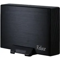 Drive Cabinet Inter-Tech Veloce 3.5 Hdd, Sata/Sata Ii, Usb3.0 Black  It-Gd-35612