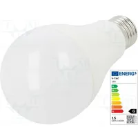 Led lamp neutral white E27 220/240Vac 1250Lm P 15W 200  3800157627733 Sku 160