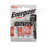 Battery alkaline 1.5V Aa non-rechargeable 4Pcs Max  Bat-Lr6/Egm-B4 7638900437645
