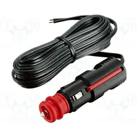 Cigarette lighter socket extension cord cables 8A black 4M  Procar-67844000 67844000
