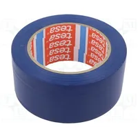 Tape warning blue L 33M W 50Mm self-adhesive Thk 0.15Mm 160  Tesa-60760/Bl 60760-00093-16
