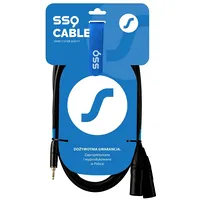 Ssq Mixlr1 Ss-1816 Cable Jack Stereo 3,5 mm - 2X Xlr 1 m Black  5904161822004 Nglssqkab0037