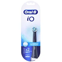 Oral-B  iO Refill Ultimate Clean Replaceable Toothbrush Heads For adults Number of brush heads included 2 teeth brushing modes Does not apply Black 2Pcs 4210201319832