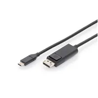 Digitus Usb Type-C adapter cable Usb-C to Dp, 2 m  Ak-300333-020-S 4016032451365