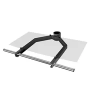 Edbak Trs4C-B Glass Shelf with Handle for Tr4/Tr5/Tr6 Trolleys Other N/A Black  5908252960170