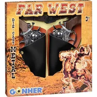 Cowboy set - 2 revolvers and a belt Gonher  Wbpulp0Cc014803 8410982014803 155148/0
