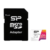 Silicon Power microSDHC Uhs-I Memory Card Elite 256 Gb microSDHC/SDXC Flash memory class 10  Sp256Gbstxbv1V20Sp 4713436128663