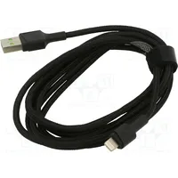 Cable Usb 2.0 Apple Lightning plug,USB A plug 0.3M black  Gc-Kabgc24 Kabgc24