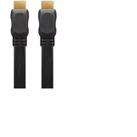 Goobay 61729 High Speed Hdmi Flat-Cable with Ethernet, Gold Plated, 2M 61279 