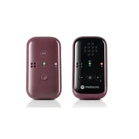 Motorola  Travel Audio Baby Monitor Pip12 Crystal-Clear Hd sound 10 hours of battery life The portable, magnetic design powers off the units automatically Burgundy 505537471585 5055374715857