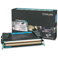 Lexmark C734A1Cg toner cartridge 1 pcs Original Cyan  734646047562 Tonlexleb0103