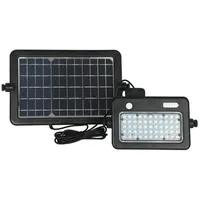 Solar Led projector V-Tac 10W Usb Black Ip65 Vt-788-10 4000K 1100Lm  Sku8674 3800157652629 Oswv-Tlso0012