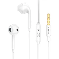 Wired in-ear headphones Vipfan M15, 3.5Mm jack, 1M White M15-White  6971952433618 036855