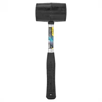 Rubber Hammer Deli Tools Edl5616, 0.5Kg Black  Edl5616 6974173017285 032250