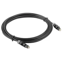 Lanberg Ca-Tosl-10Cc-0010-Bk fibre optic cable 1 m Toslink Black  5901969422399 Kbalaeopt0001