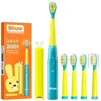 Sonic toothbrush with replaceable tip Bv 2001 Blue/ yellow  058308