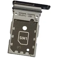 Sim card holder Samsung S908 S22 Ultra Dual Phantom Black Org  1-4400000094959 4400000094959