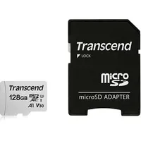 Transcend Memory Micro Sdxc 128Gb W/ Adap/ C10 Ts128Gusd300S-A  760557842095-2