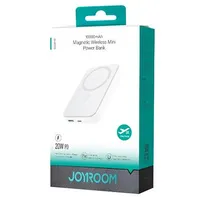 External battery Power Bank Joyroom Jr-W020 10000Mah with wireless charging Magsafe 15W white  1-6941237119698 6941237119698