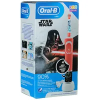 Oral-B  Electric Toothbrush with Disney Stickers D100 Star Wars Rechargeable For kids Number of brush heads included 2 teeth brushing modes Red 4210201241331