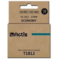 Actis Ke-1812 ink Replacement for Epson T1812 Standard 15 ml cyan  5901443095705 Expacsaep0037