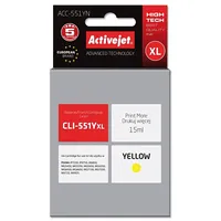 Activejet Acc-551Yn Ink cartridge Replacement for Canon Cli-551Y Supreme 15 ml yellow  5901443017646 Expacjaca0125