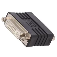 Adapter Dvi-I 245 socket,both sides black  Ak-320503-000-S