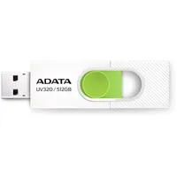 Adata  Usb Flash Drive Uv320 512 Gb 3.2 Gen1 White/Green Auv320-512G-Rwhgn 4711085944191