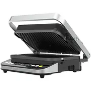 Aeno Electric Grill Eg5 2000W, 2 heating modes - Lower Grill, Both Grills, 6 preset programs, Defrost, Max opening angle -180, Temperature regulation, Timer, Removable double-sided plates, Plate size 320220Mm  Aeg0005 5291485012168