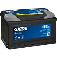 Akumulators Exide Excell Eb802 12V 80Ah 800AEn 315X175X175 0/1  K-Eb802
