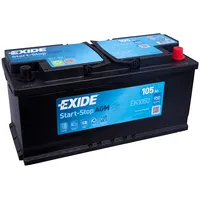 Akumulators Exide Start-Stop Agm Ek1050 12V 105Ah 950 AEn 392X175X190 0/1  K-Ek1050 3661024036504