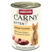 Animonda Cat Carny Kitten Cocktail with poultry - wet cat food- 400G  Dlkanmkam0010 4017721839686