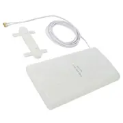 Antenna white Sma x2 50W 6002700Mhz 50Ω 3M 30Dbi Rg174  Qoltec-57013 57013