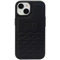 Audi Gt Synthetic Leather Back Case Aizsargapvalks Priekš Apple iPhone 15  Au-Tpupcip15-Gt/D2-Bk 6955250226509