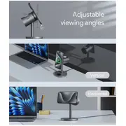 Aukey Magfusion 3 in 1 wireless charger with Qi2 Active Cooling Lc-Mc311A  689323788163