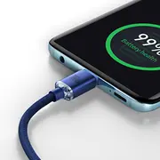 Baseus Crystal Shine Series cable Usb for fast charging and data transfer Type C - 100W 2M blue Cajy000703 
