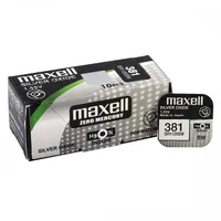 Baterija 381 391 1.55V Maxell sudraba-oksīda Sr1120Sw iepakojumā 1 gb.  Bat381/391.Mx1 3100000528126