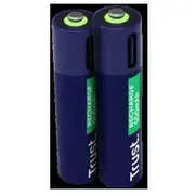 Baterijas Trust Usb-C Rechargeable Aaa Batteries 2Pack  25585 8713439255850
