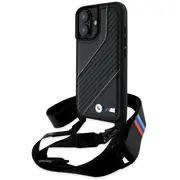 Bmw M Edition Carbon Stripe  Strap Aizsargapvalks priekš Apple iPhone 16 Plus Bmhcp16M23Pscck 3666339324292