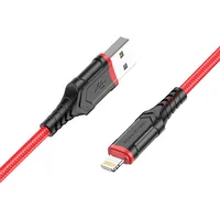 Borofone Cable Bx67 - Usb to Lightning 2,4A 1 metre red  Kabav1320 6974443383355