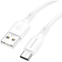 Borofone Cable Bx80 Succeed - Usb to Type C 3A 1 metre white  Kabav1375 6974443385236
