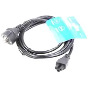Cable 3X0.75Mm2 Cee 7/7 E/F plug,IEC C5 female Pvc 1.8M  Savkabelcl-81 Cl-81