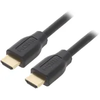 Cable Hdcp,Hdmi 2.0 Hdmi plug,both sides 5M black  Ch0103