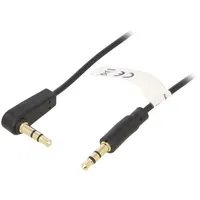 Cable Jack 3.5Mm 3Pin plug,Jack angled plug 3M  Avk-185-300Bk 59525