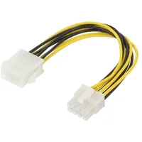 Cable mains Eps 8Pin male,EPS female 0.2M  Ak-Ca-08